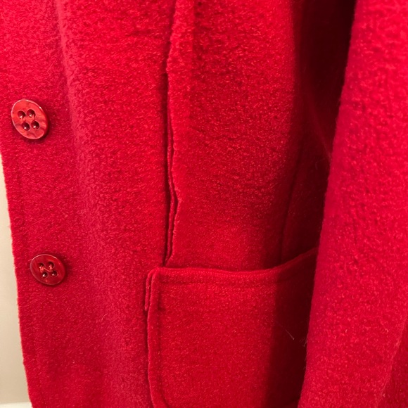 Swiss red wool jacket - Picture 4 of 7